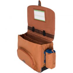 Cartable 38cm Les Signatures Nils Bleu/Camel