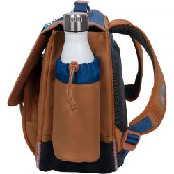 Cartable 38cm Les Signatures Nils Bleu/Camel