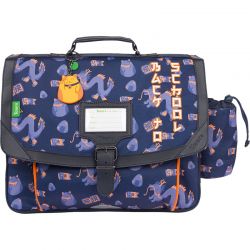 Cartable 38cm Les Fantaisies Adam Bleu
