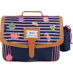 Cartable 38cm Armor Lux Oceane Bleu Marine