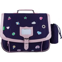 Cartable 38cm Les Fantaisies Joy Violet