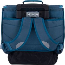 Cartable Trolley 38cm Merlin Bleu