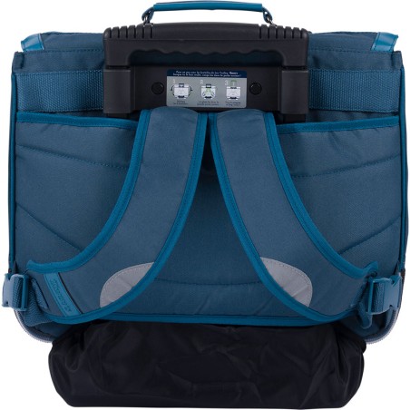 Cartable Trolley 38cm Merlin Bleu