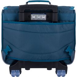 Cartable Trolley 38cm Merlin Bleu