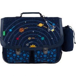 Cartable 38cm Les Fantaisies Gabriel Bleu Marine