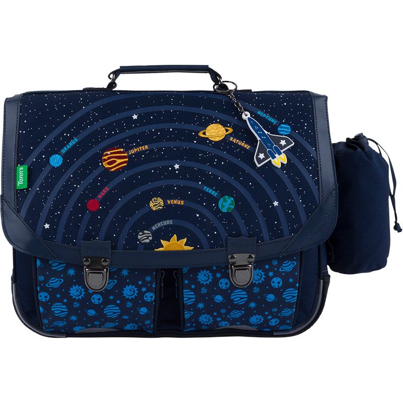 Cartable 38cm Les Fantaisies Gabriel Bleu Marine