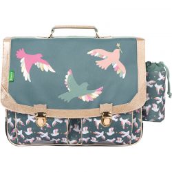 Cartable 38cm Les Fantaisies Noemie Vert