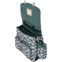 Cartable 38cm Les Fantaisies Noemie Vert