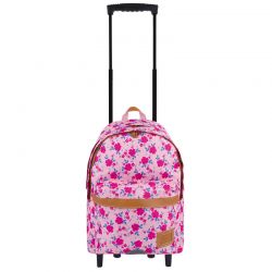 Sac à Dos Trolley 2 Compartiments Les Fantaisies Aurore Rose