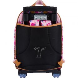 Sac à Dos Trolley 2 Compartiments Les Fantaisies Aurore Rose
