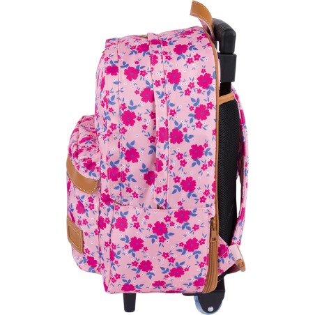 Sac à Dos Trolley 2 Compartiments Les Fantaisies Aurore Rose