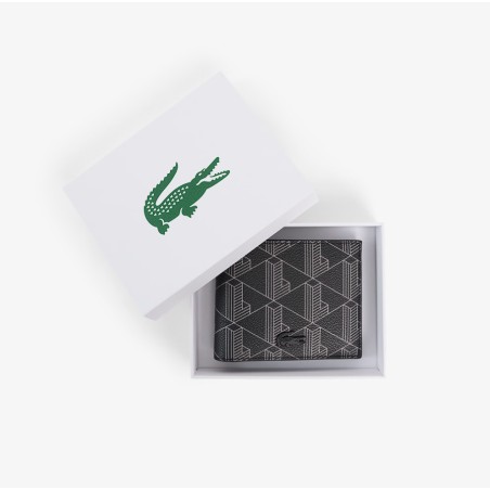 Porte-cartes Italien en Cuir Imprimé - Lacoste
