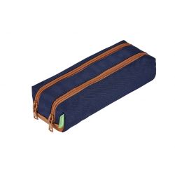 Trousse Double Camille Bleu