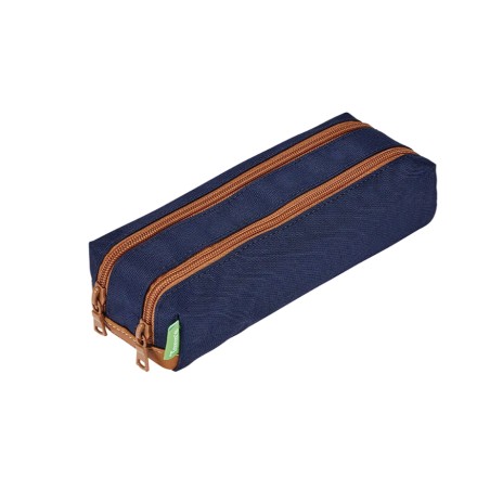 Trousse Double Camille Bleu