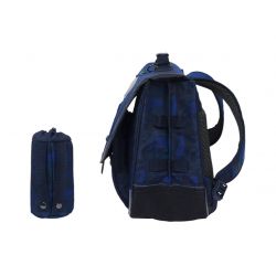 Cartable 38 cm Basile Bleu