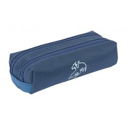 Trousse Double Merlin Bleu