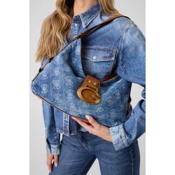 Grand Sac Porté Epaule Denim Camden