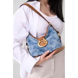 Mini Sac Porté Epaule Denim Camden