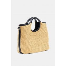 Sac à Main Raffia Kirsten en Synthétique