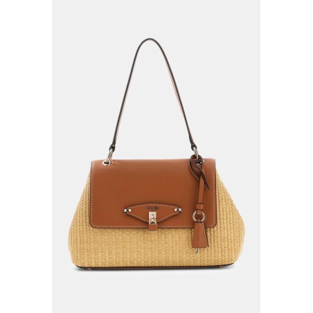 Sac Porté Epaule Raffia Maggie en Synthétique