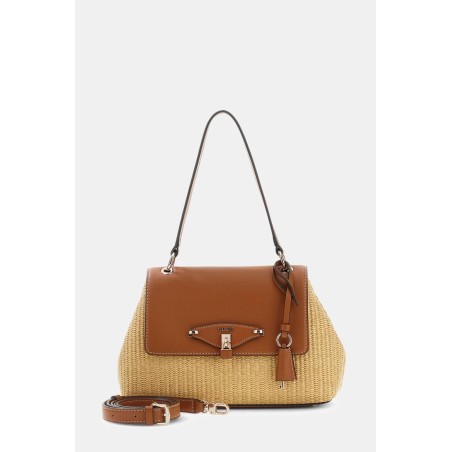 Sac Porté Epaule Raffia Maggie en Synthétique