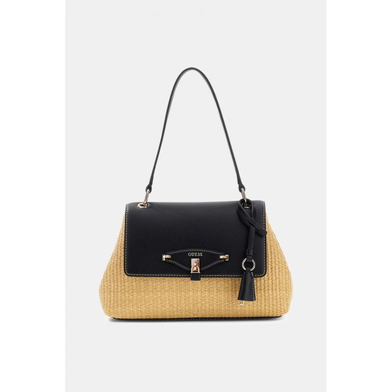 Sac Porté Epaule Raffia Maggie en Synthétique
