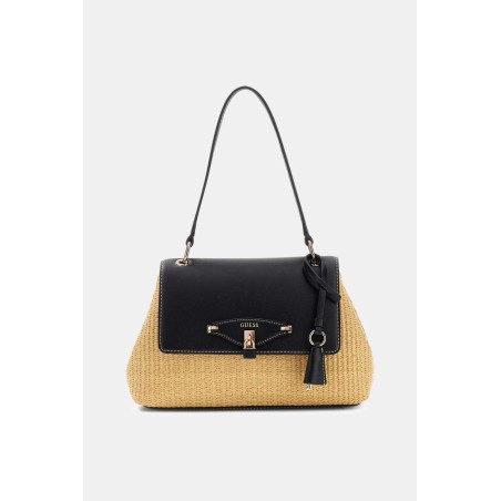 Sac Porté Epaule Raffia Maggie en Synthétique