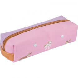 Trousse Simple Mila Violet/Rose