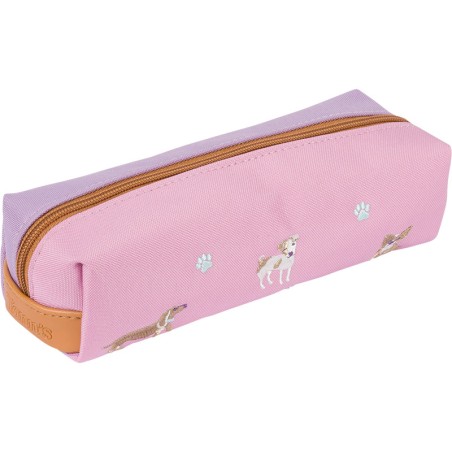 Trousse Simple Mila Violet/Rose