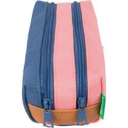 Trousse Double Jane Bleu