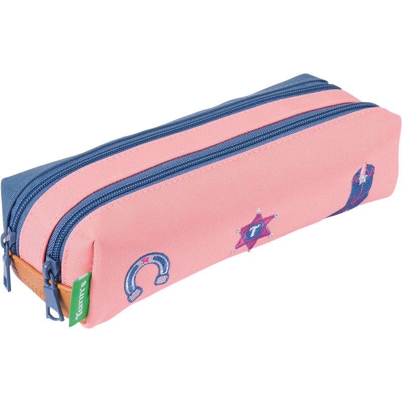Trousse Double Jane Bleu