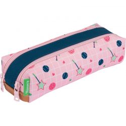 Trousse Double Caroline Bicolore
