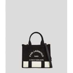 Mini Sac cabas Rue Saint-Guillaume Bicolore en Toile