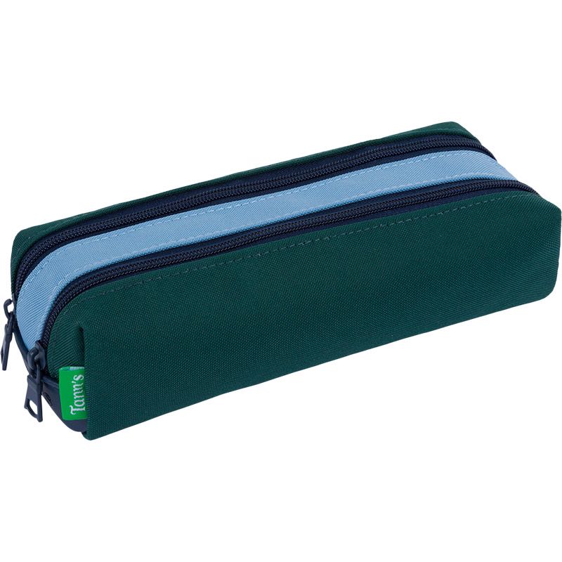 Trousse Double Valentin Bleu/Vert