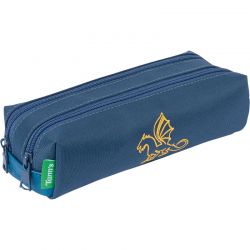 Trousse Double Merlin Bleu