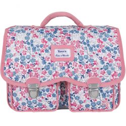 Cartable 33cm Fleurs Tann’s x Tartine et Chocolat