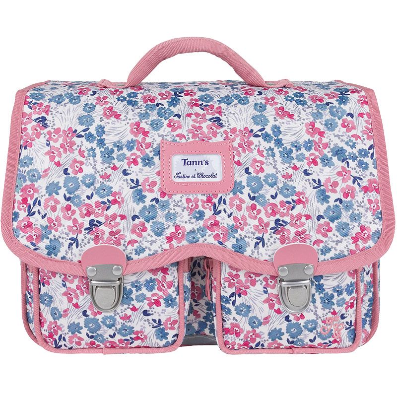 Cartable 33cm Fleurs Tann’s x Tartine et Chocolat