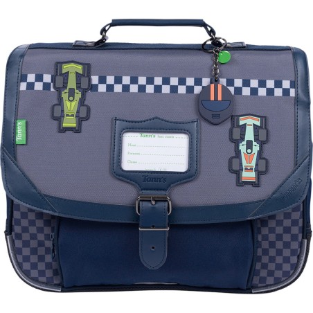 Cartable 35cm Romain Gris