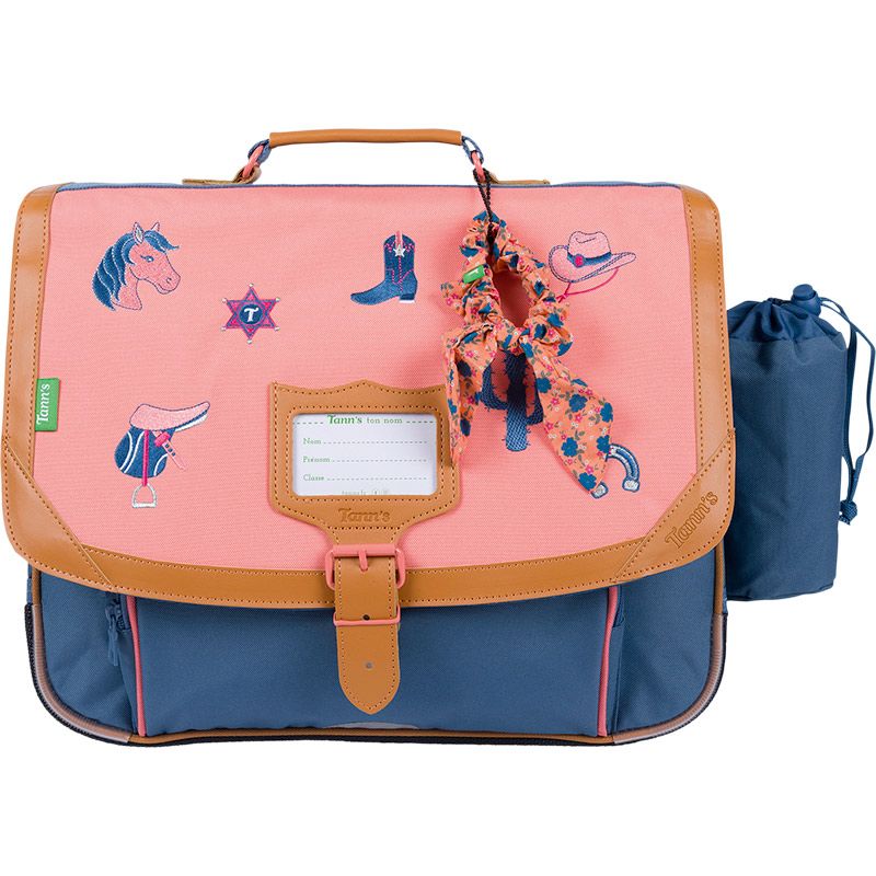Cartable 38cm Jane Bleu