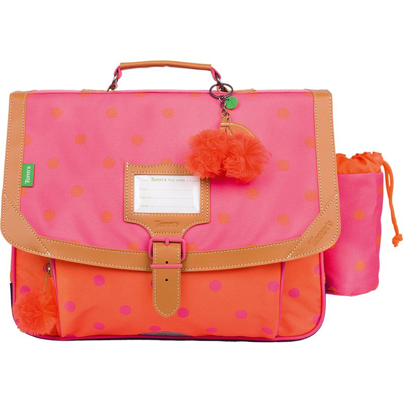 Cartable 38cm Sidonie Rose/Orange