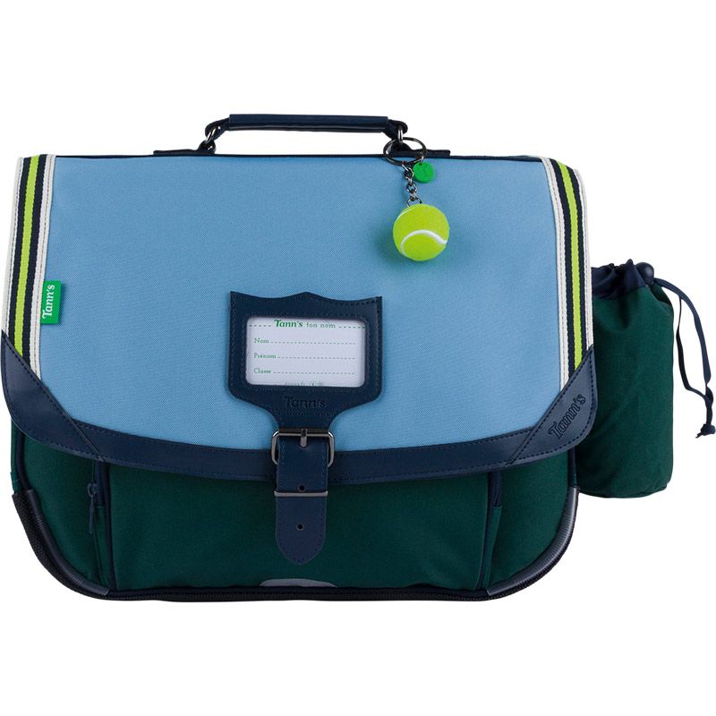 Cartable 38 cm Valentin Bleu/Vert