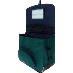 Cartable 38 cm Valentin Bleu/Vert