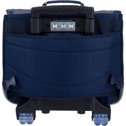 Cartable à Roulettes 38cm Romain Gris