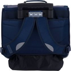 Cartable à Roulettes 38cm Romain Gris
