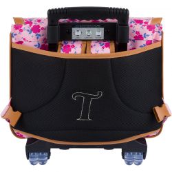 Cartable à Roulettes 38cm Aurore Rose