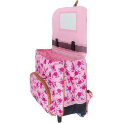 Cartable à Roulettes 38cm Aurore Rose