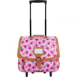 Cartable à Roulettes 38cm Aurore Rose