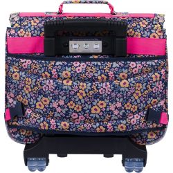 Cartable à Roulettes 38cm Elena Bleu