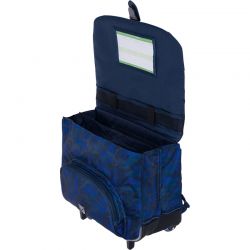 Cartable à Roulettes 38cm Basile Bleu
