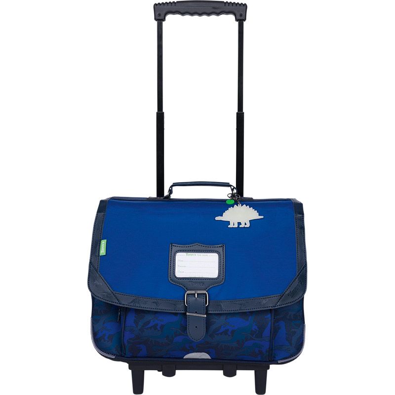 Cartable à Roulettes 38cm Basile Bleu